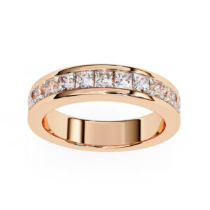 Princess Cut Channel Band