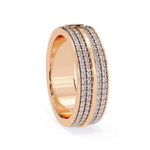 Twin Bar Pave Band