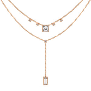 Celeste Layered Drop Necklace