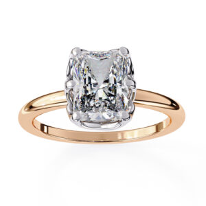 Radiant Aura Solitaire Ring